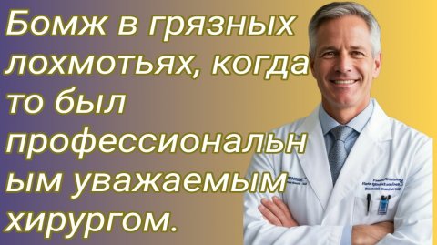 Истории из жизни/Бомж в грязных лохмотьях, когда то был профессиональным хирургом/Аудиорассказ