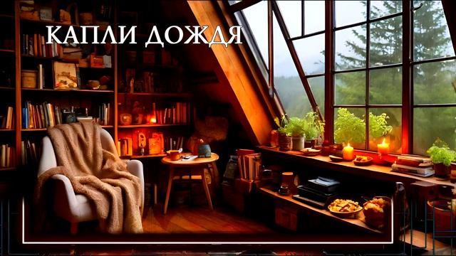 Капли дождя (piano & guitar mix) - уютная музыка для отдыха, учё?