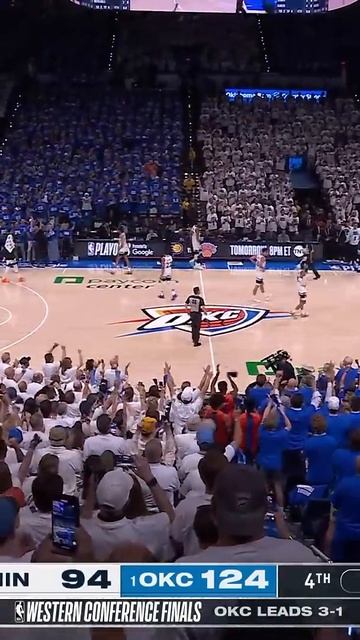 The OKC Thunder are headed to the NBA FINALS!