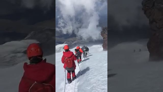 Спуск с Эльбруса
