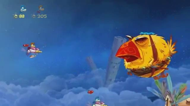 По одну сторону экрана в Rayman Origins995