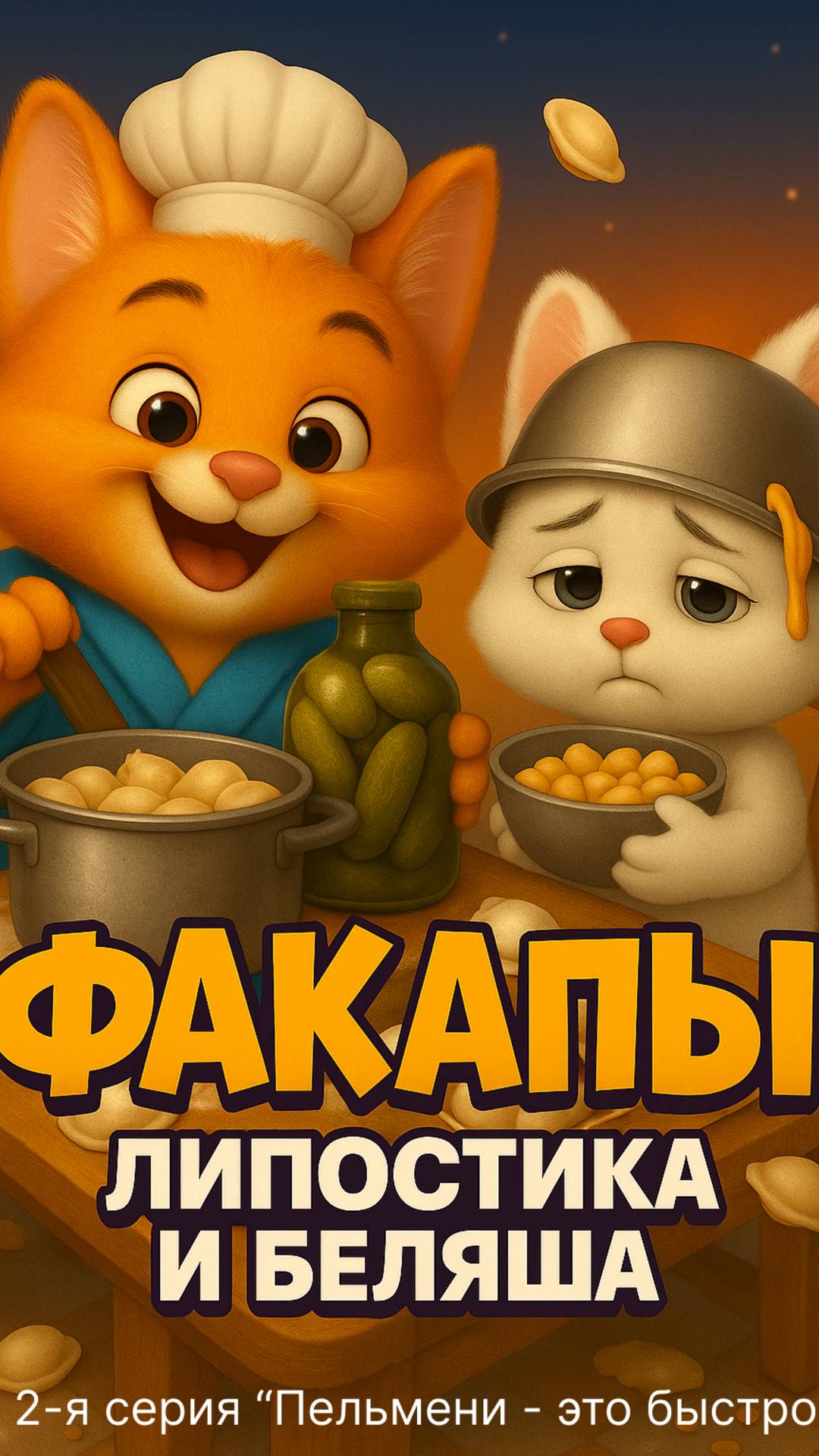 Факапы Липосика и Беляша серия 2 #котики #юмор #aiart #мультик #hailouai #мультфильмы