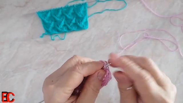 Красивый Ажурный Узор для Весенне  - Летних Нарядов. Вяжем Спицами.