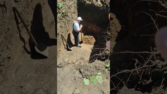 Купили участок на юге. Делаем септик.