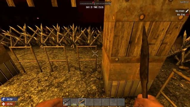 7 days to die alpha 16 Ночь 21