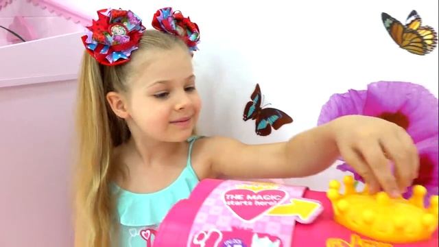 Рома и Диана - Диана и Рома - Приключения с Музыкальной коробкой желаний Music Wishes Box Love, Dian