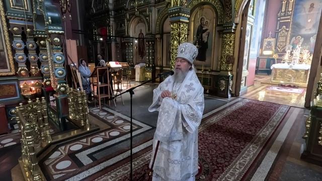 Проповедь епископа Максима в праздник Вознесения Господа нашего Иисуса Христа