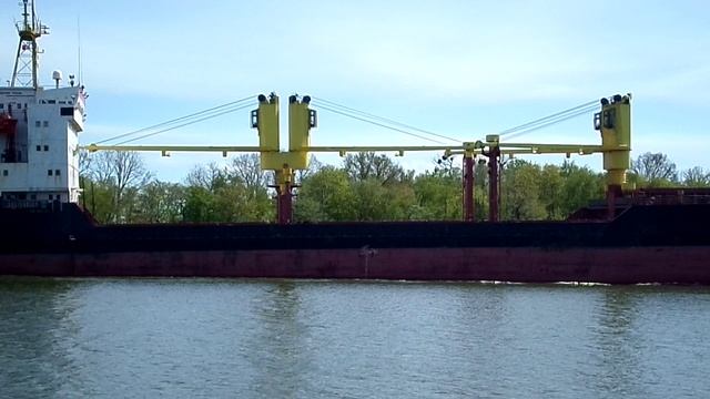 TANKER IN THE SHIPPING CHANNEL