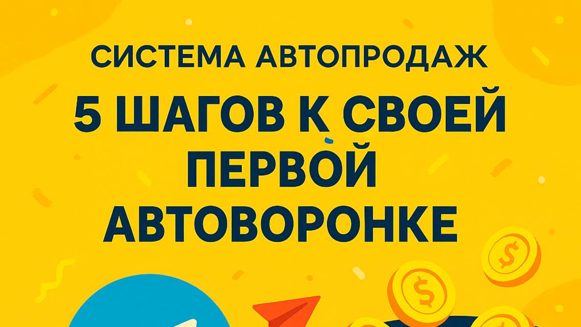 📍 Урок 1: Что такое автоворонка и зачем она тебе