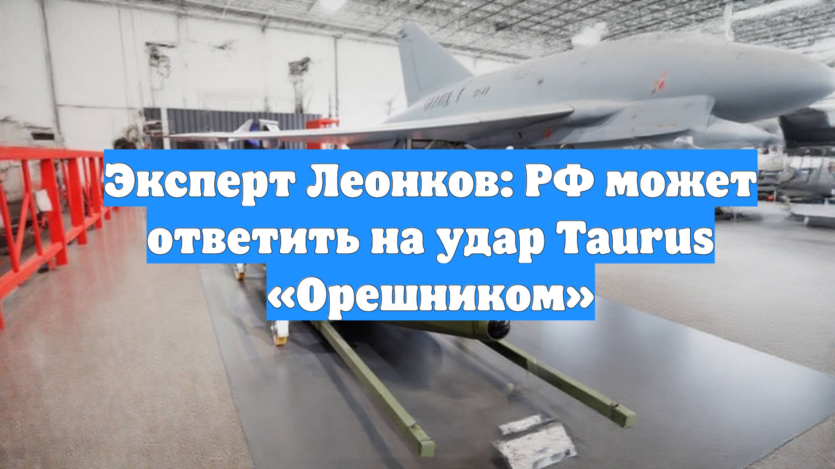 Эксперт Леонков: РФ может ответить на удар Taurus «Орешником»