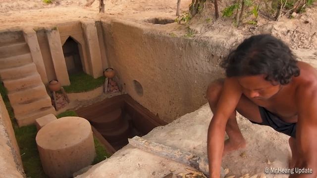 72 Days In Jungle & Building Hidden House - Full Video