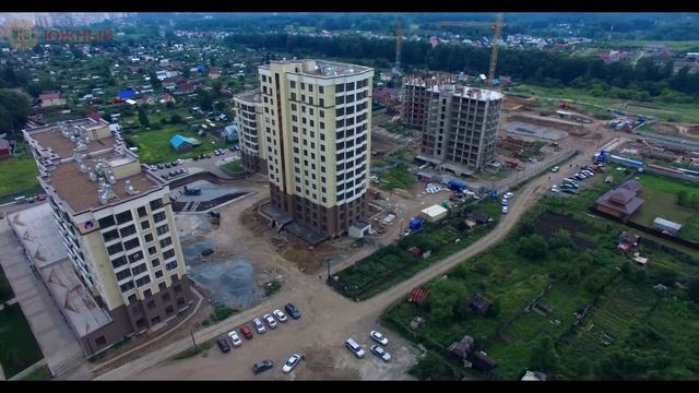 Аэросъемка ЖК "Южный". Июль 2018 г. ИФК "Мера