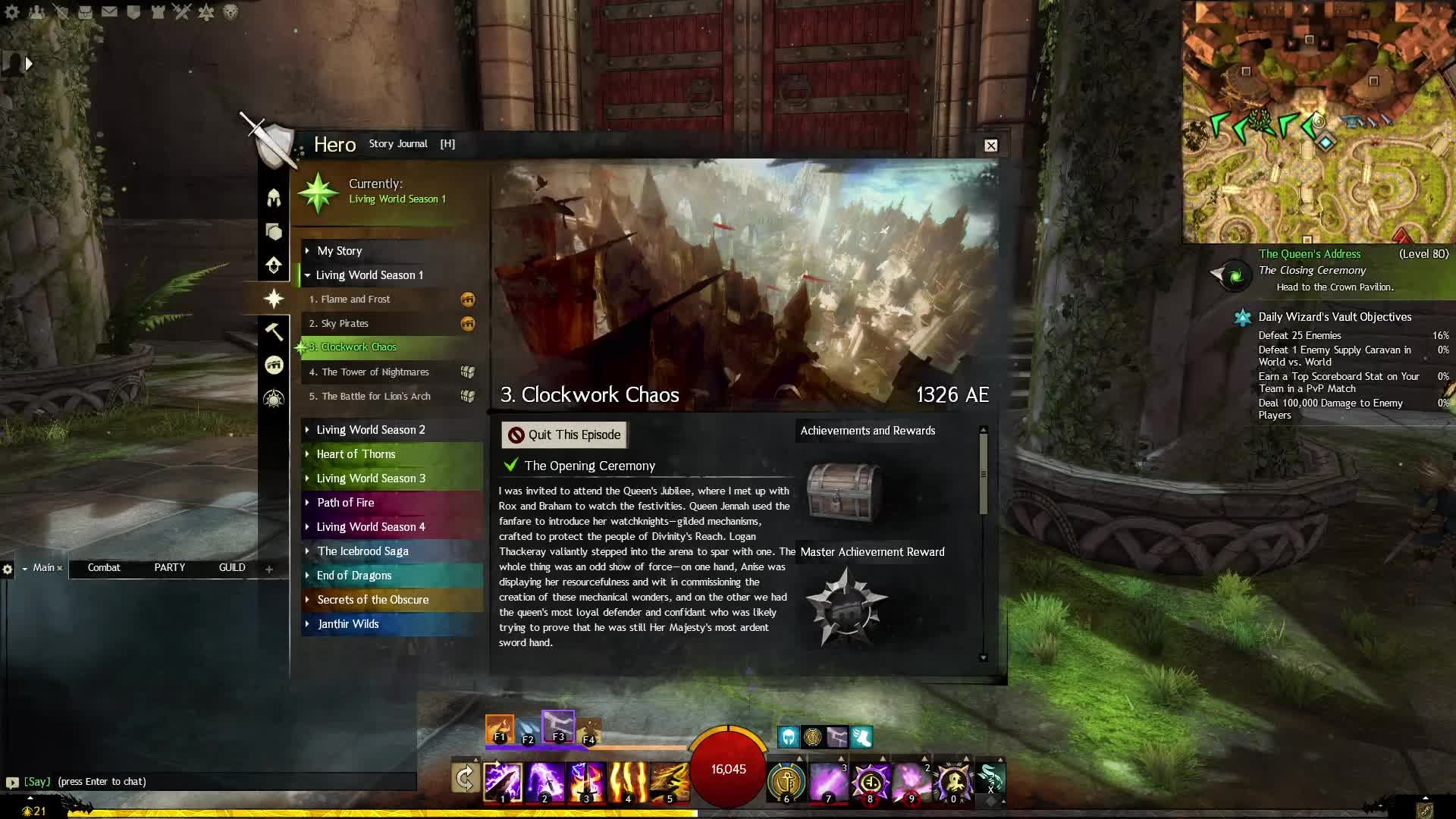 Guild wars 2 - Living World Season 1.  Clockwork Chaos