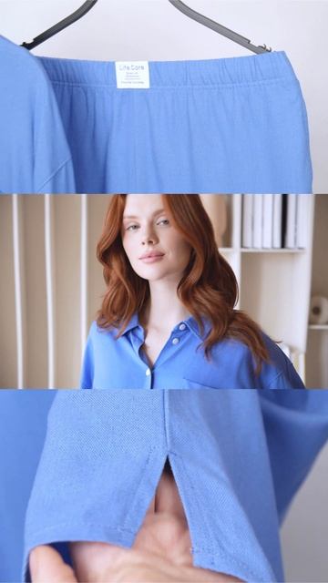 Dressed for dreams in black & blue.