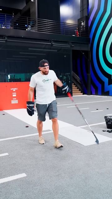 CRAZIEST IMPOSSIBLE SHOT YET 🤯🏒 @AlwaysHockey