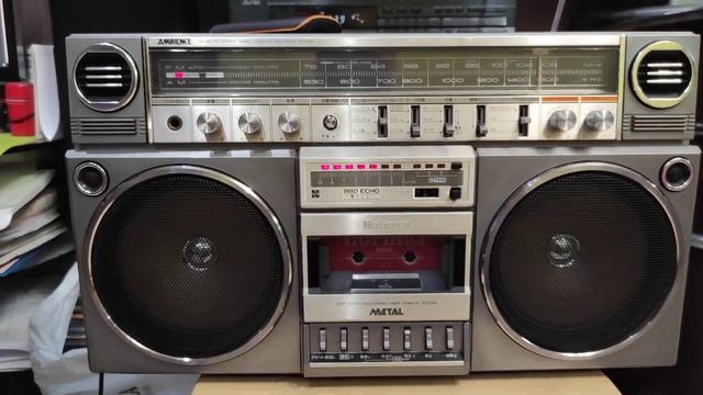 National RX-5160 после чистки и ремонта. Repair and recovery radio cassette National RX-5160