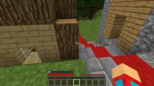 ЗАЧЕМ МЫ С ЖИТЕЛЯМИ ПОДЕЛИЛИ ДЕРЕВНЮ ПОПОЛАМ В МАЙНКРАФТ  Компот Minecraft