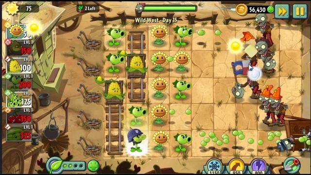 Plants vs. Zombies 2 Локация "Дикий Запад" полностью (Wild West)