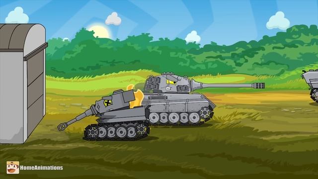 HomeAnimations – Мультики про танки  Битва за склад - Мультики про танки