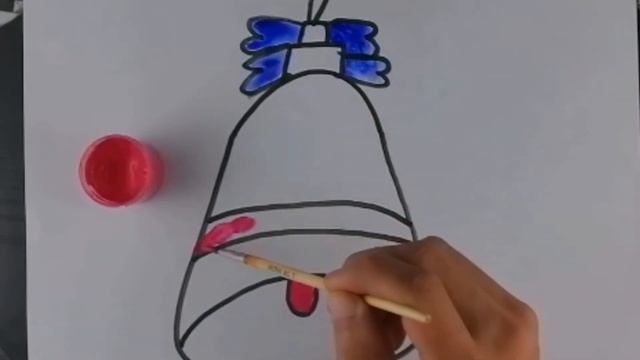 How to draw a cute bell /Как нарисовать колокольчик для детей /Bolalar qo‘ng‘iroqcha rasm chizish
