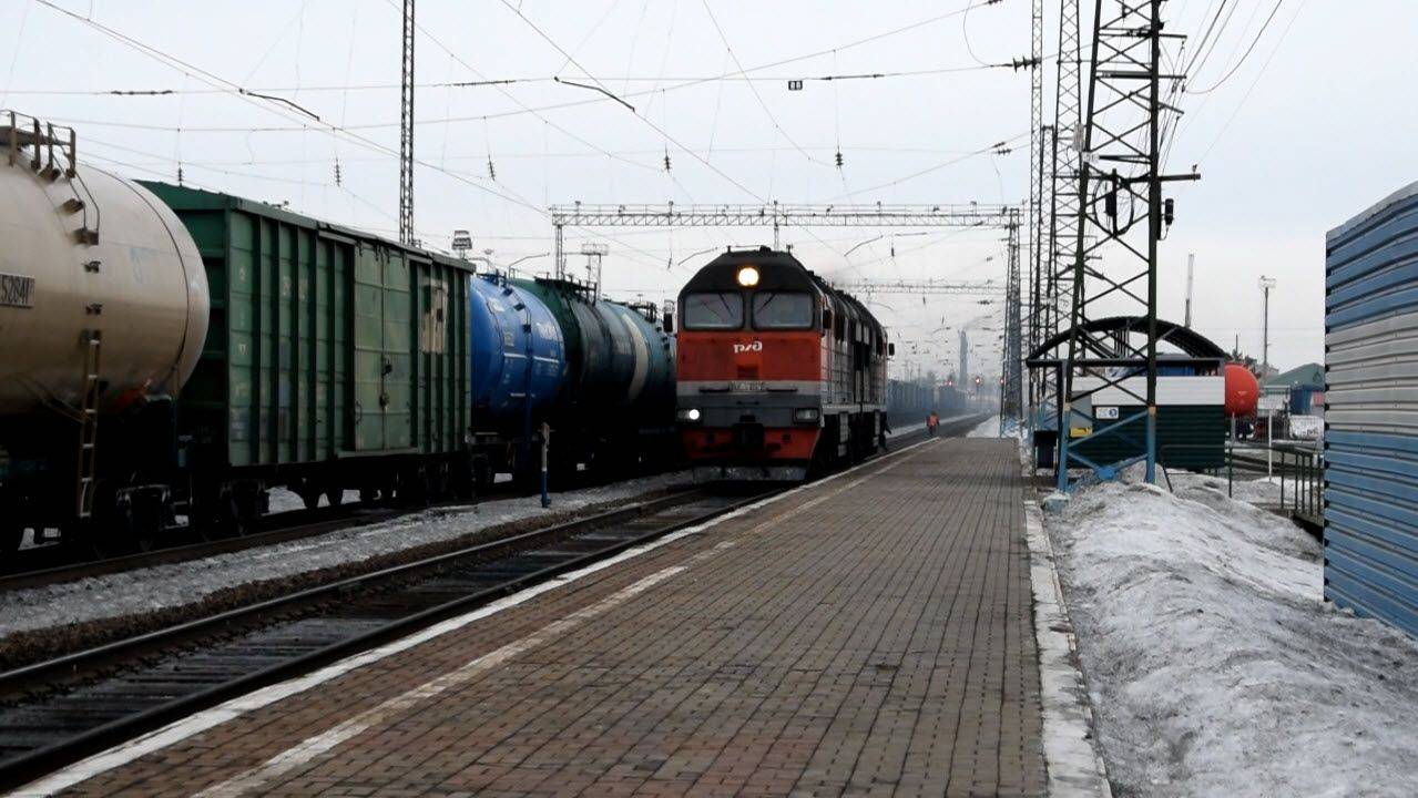 Тепловоз 2ТЭ116У-0060. Резервом с приветливой бригадой.