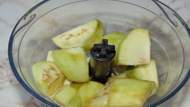 Куриные оладьи с баклажаном