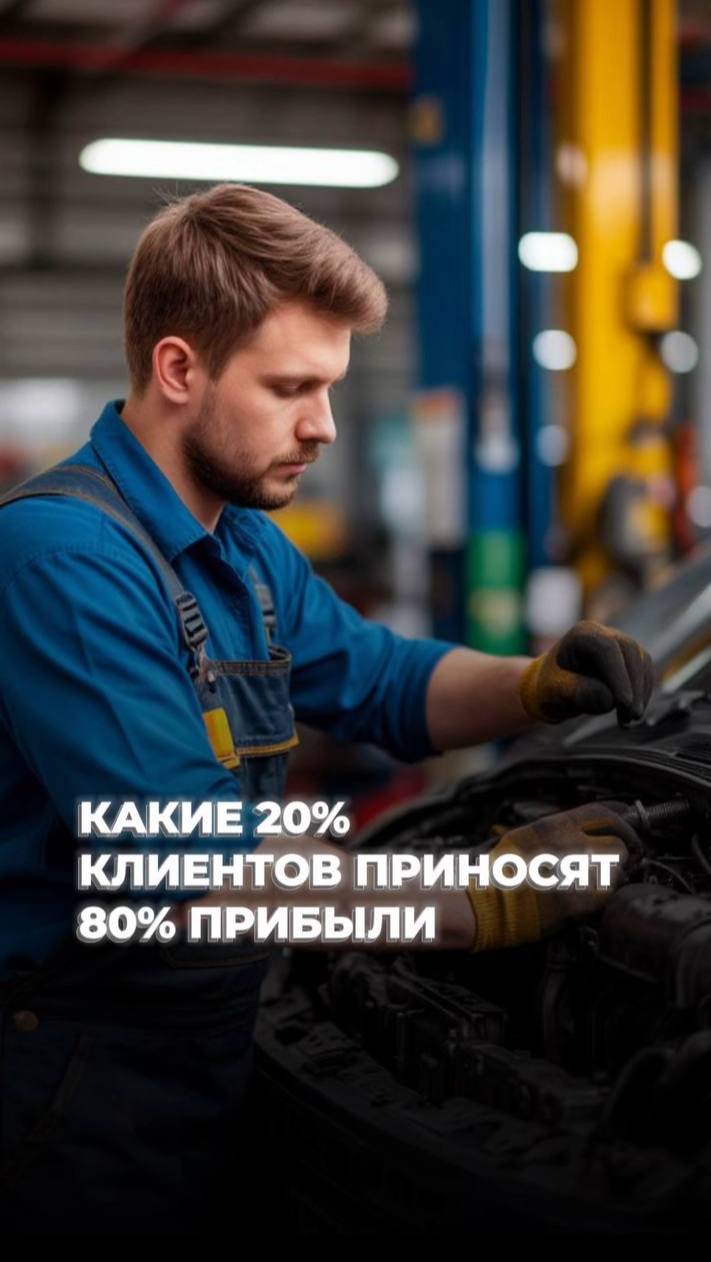 Эти 20% клиентов приносят тебе 80% прибыли в автосервисе