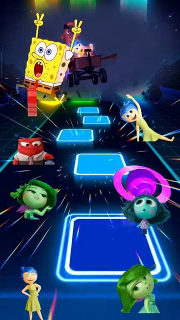 yyN0AlNVQcw - Inside out 2 Ep 4 Tiles Hop SpongeBob theme song #insideout2 #tileshopshorts #fascinat