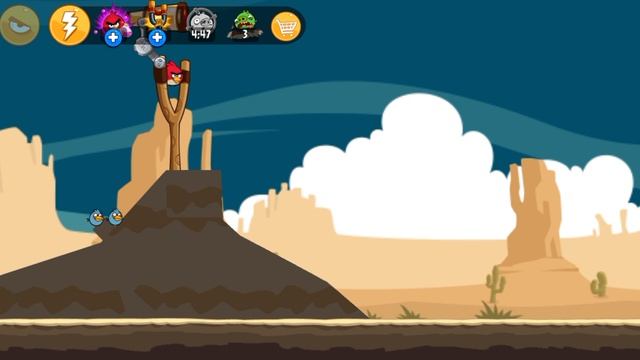 я играю в Angry Birds часть 19
