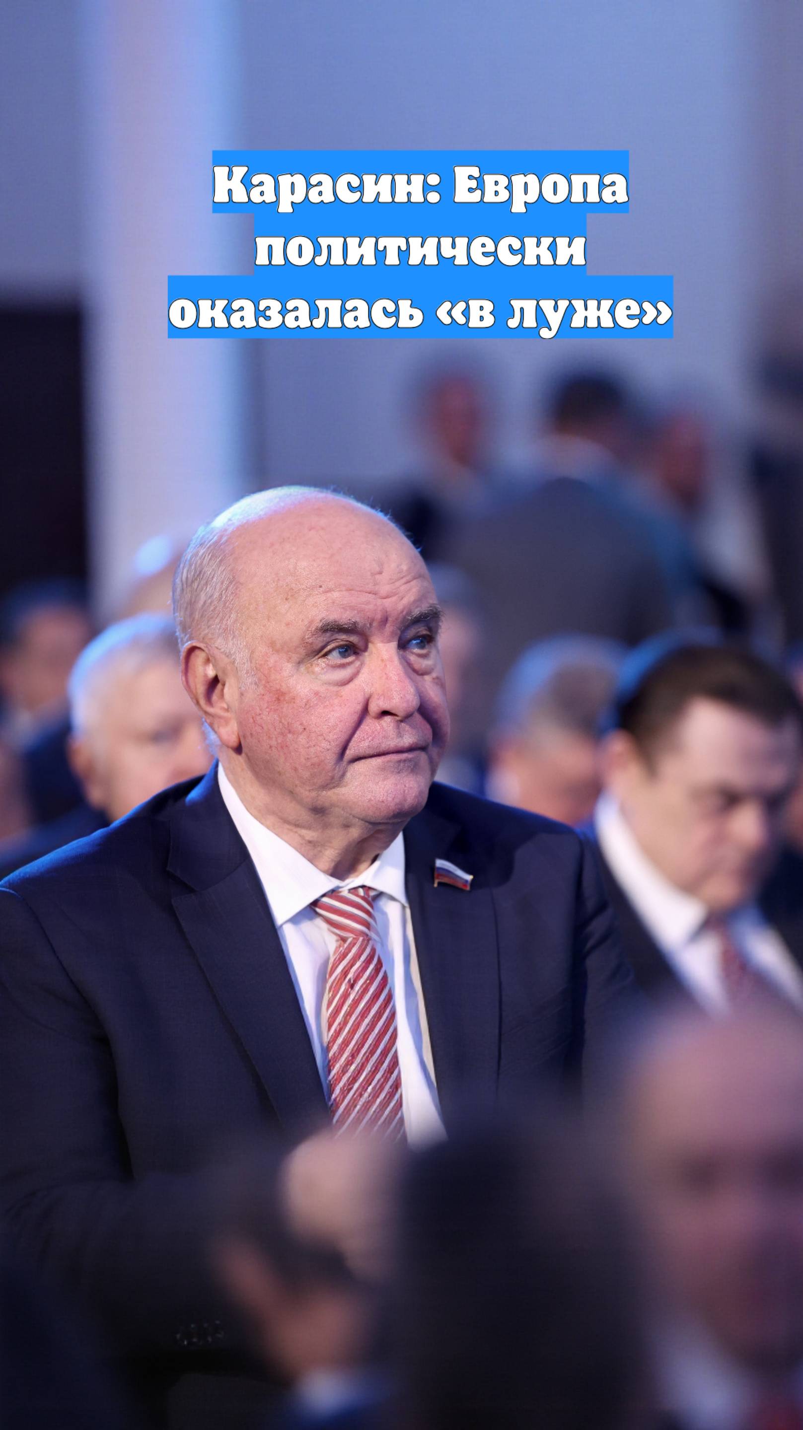 Карасин: Европа политически оказалась «в луже»