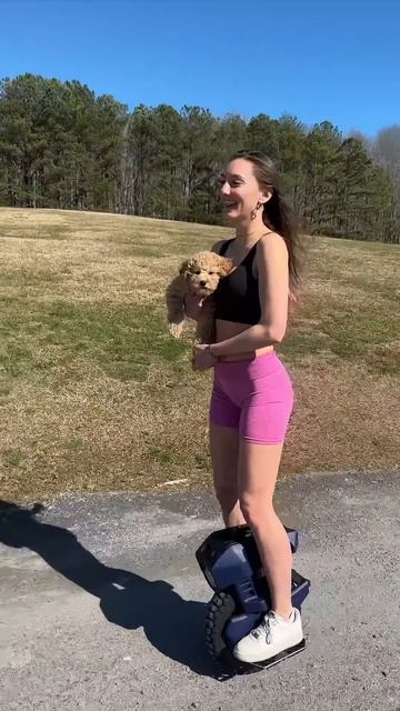 QP9Pilvj6i4 - Riding the EUC with baby Sky
