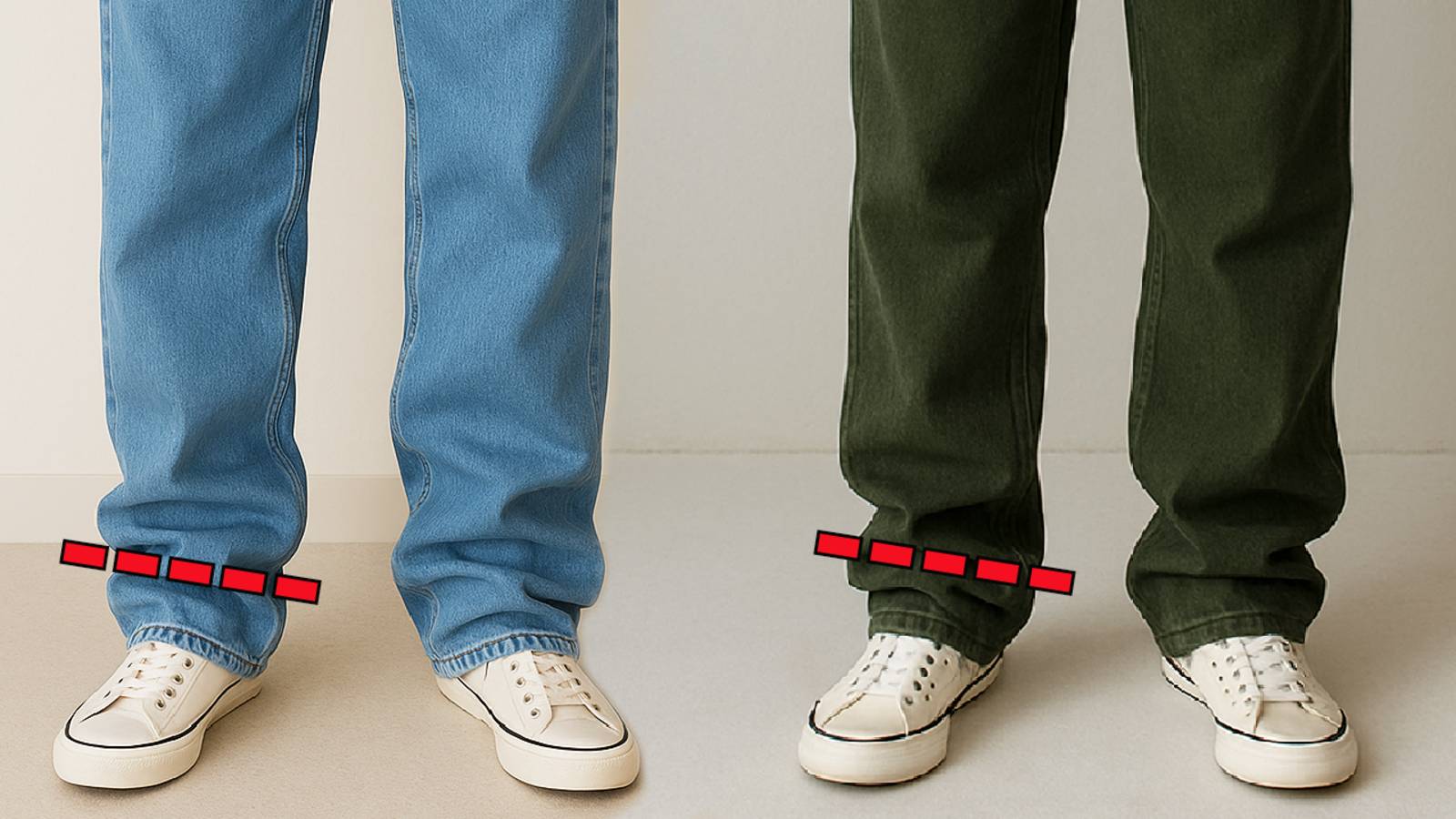 DIY: 2 простых способа — как укоротить джинсы и сохранить фирменный край
