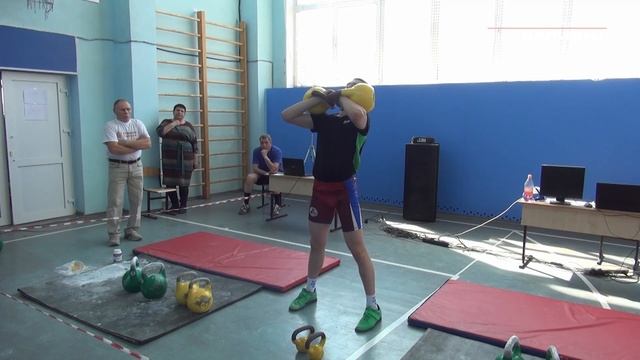 Соревнования по гиревом  спорту в Березовском 23 04