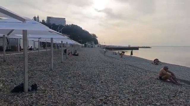 Небуг Туапсинский район сегодня 29 мая 2025. Погода, чистый пляж, какое море сейчас на курорте