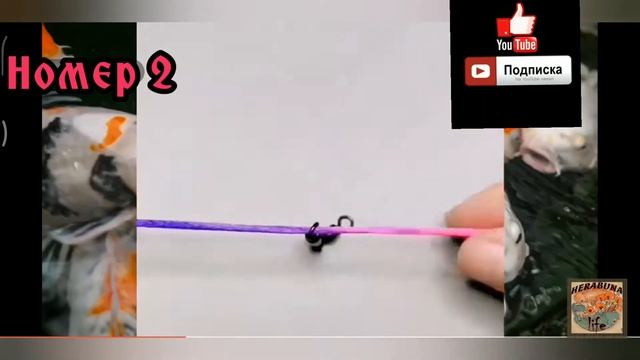 Как правильно вязать петельки на леске! Четыре способа.