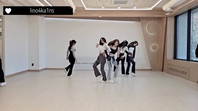 X:IN ' NO DOUBT' dance practice mirrored