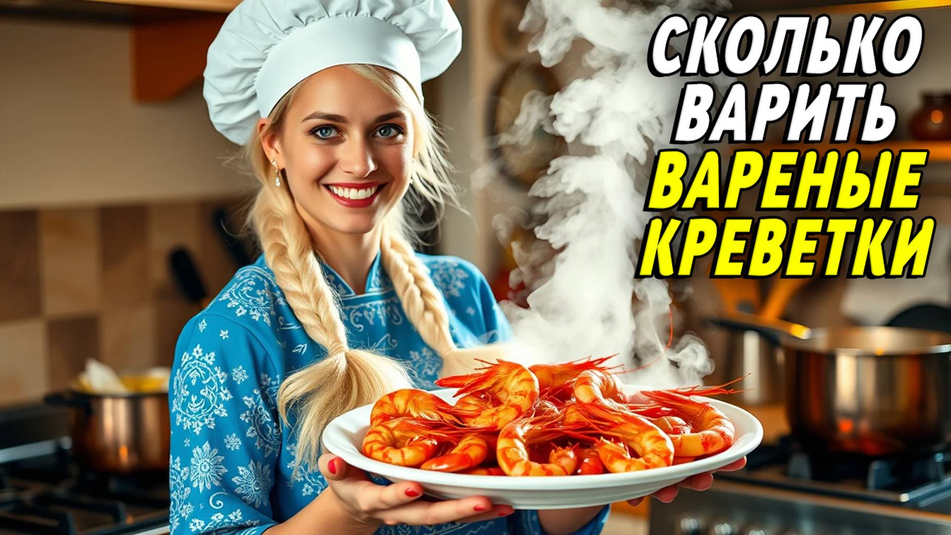 Сколько варить вареные креветки