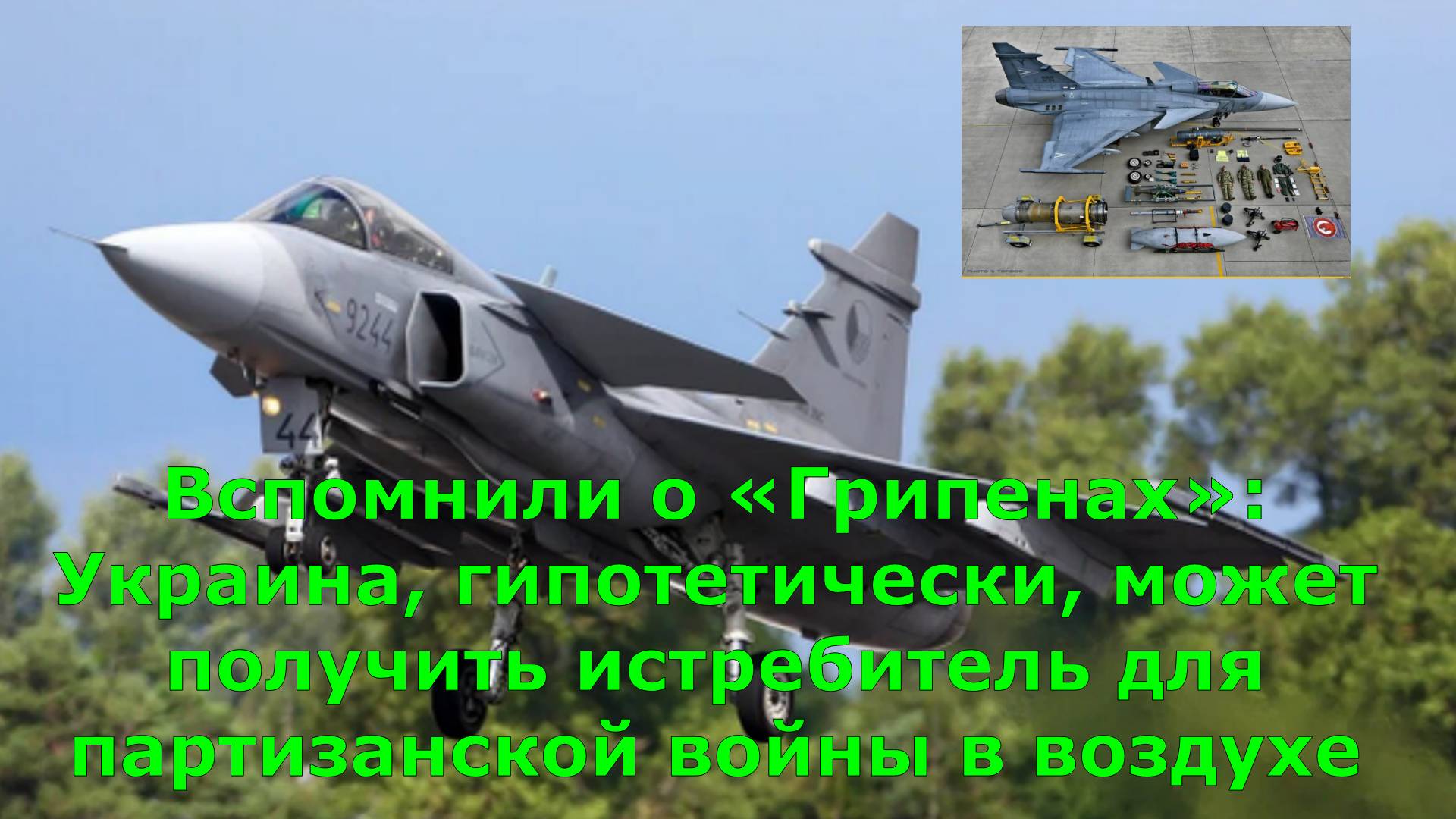 Вспомнили о «Грипенах»: Украина, гипотетически, может получить истребитель для партизанской войны