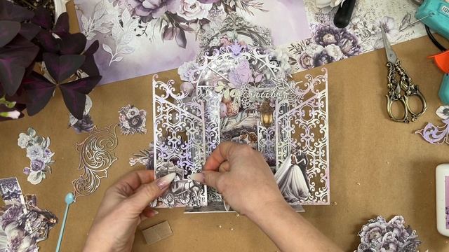Мастер-класс по изящной открытке в описании 💕