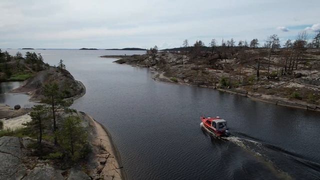 Ладожские шхеры в Карелии на катере, что увидят турист