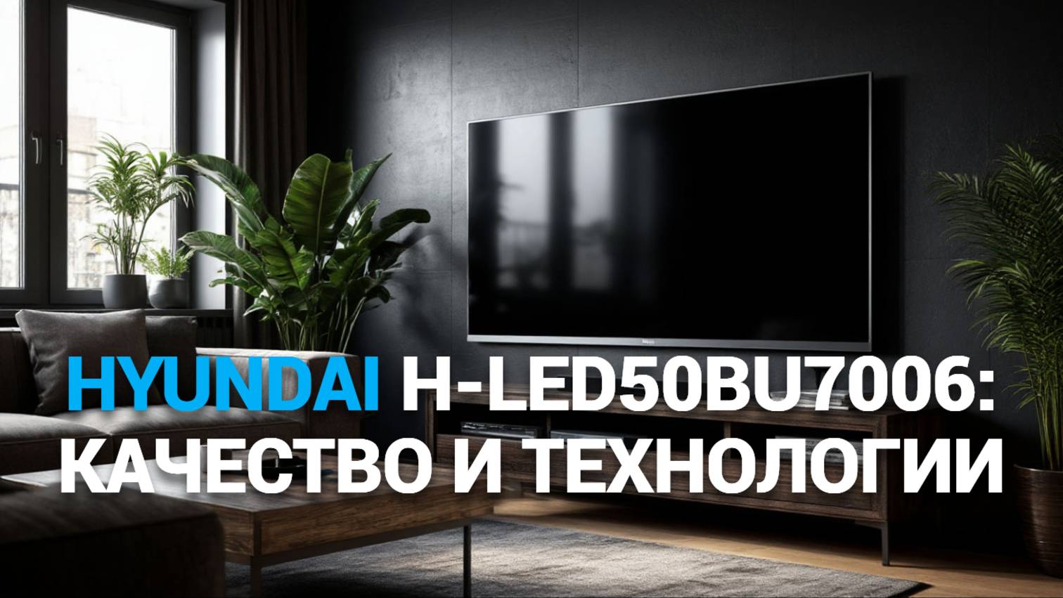 Телевизор Hyundai H-LED50BU7006: Все особенности и преимущества в одном видео! 🔍✨