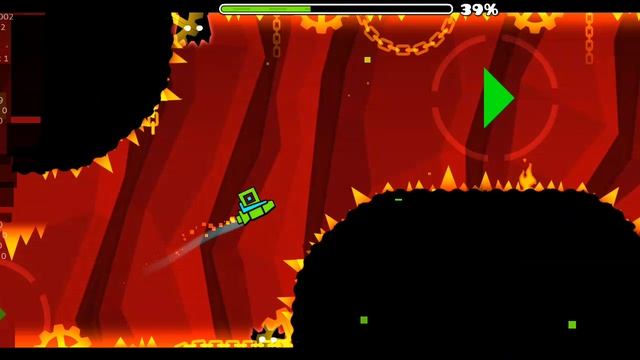 я прошёл Geometry dash meltdown 3 уровня на монеты