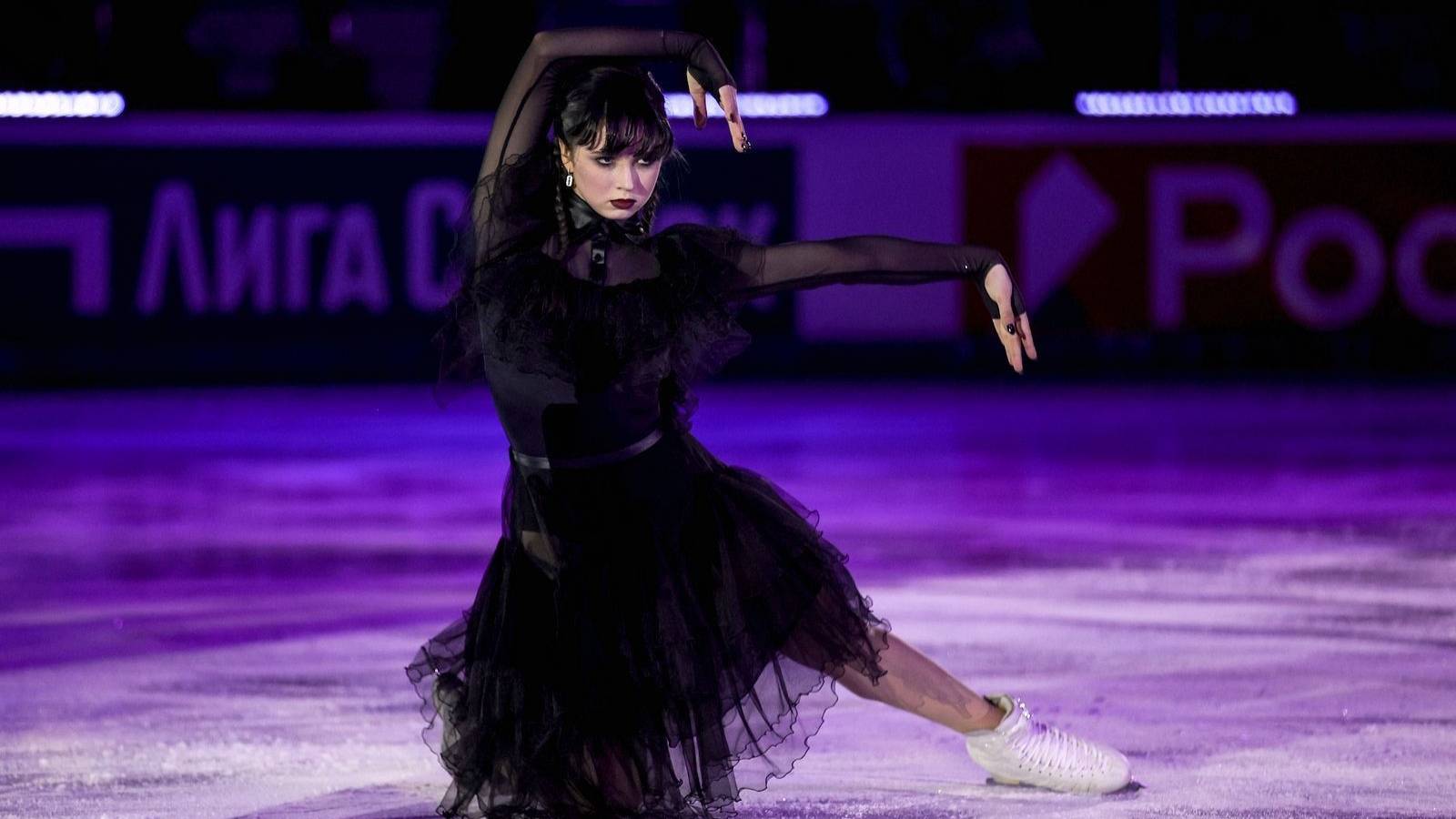 Камила Валиева _Wednesday_ (_Чемпионы На льду_ 14.04.2023) [8k]