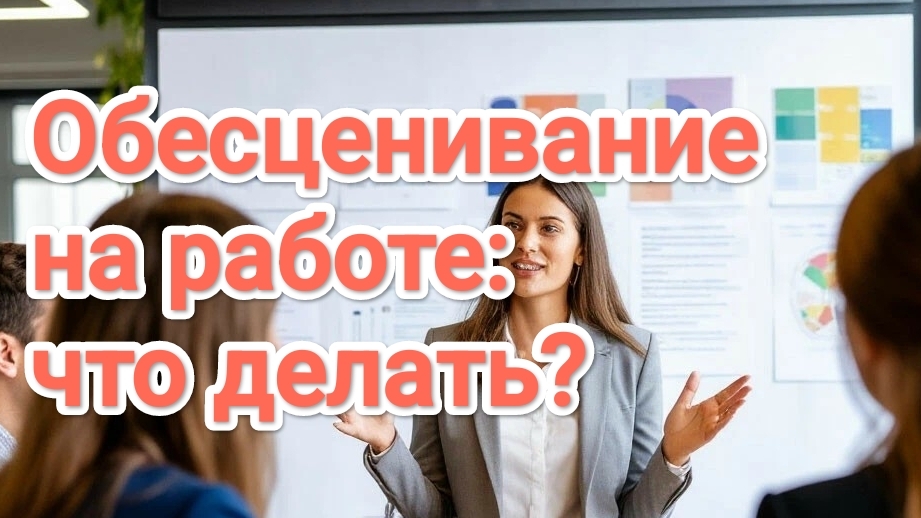 Обесценивание на работе: признаки, что делать