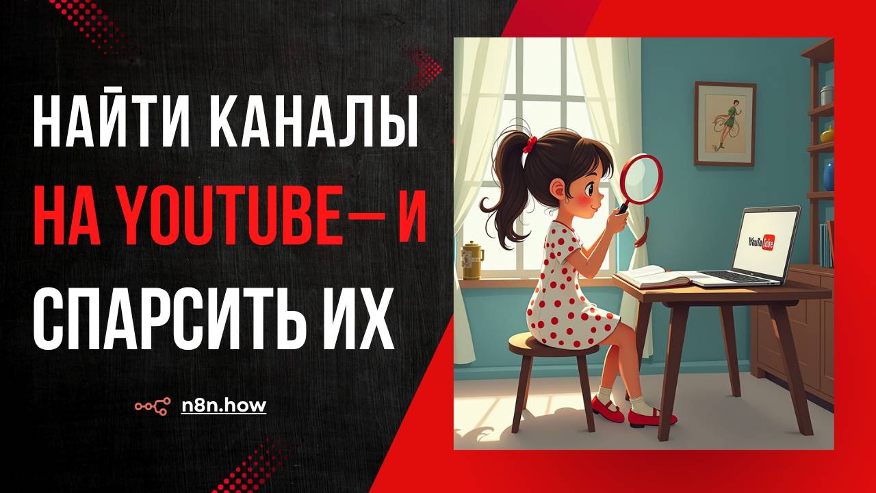 Найти каналы нужной тематики на Youtube - и "спарсить" их