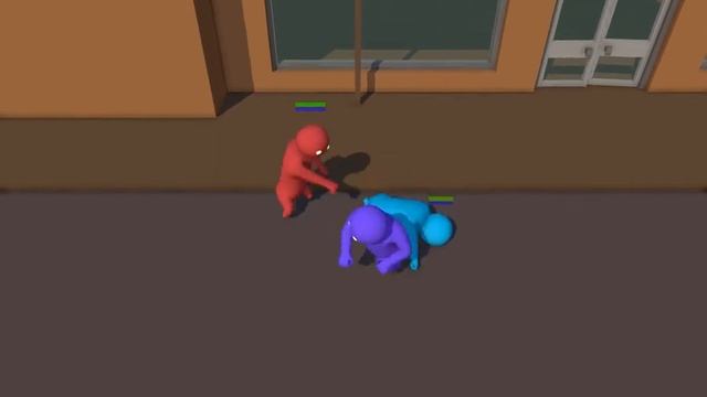 Варя и Илья играют в GANG BEASTSчасть 1