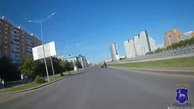 В Самаре 19-летний парень на мотоцикле пытался скрыться от полиции