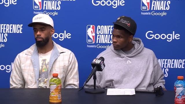 Mike Conley & Anthony Edwards Reflect On Their Season | May 28, 2025