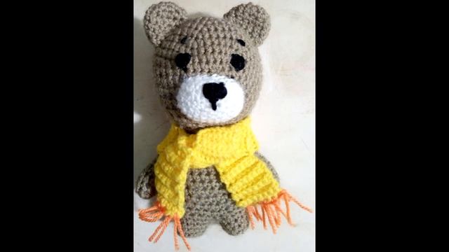 ВЯЗАНАЯ ИГРУШКА. (МИШКА ТЕДДИ)