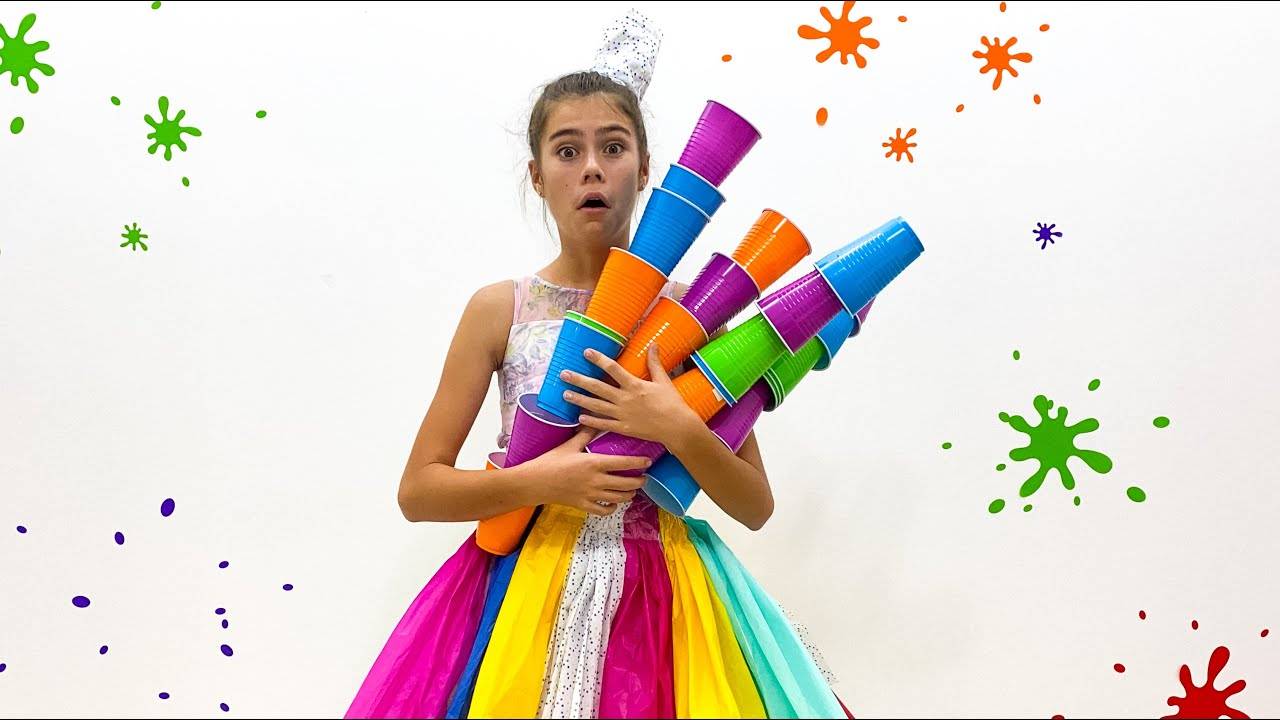 Настя делает новое платье для вечеринки Cool DIY Ideas